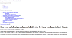 Desktop Screenshot of boutique.croixblanche.org